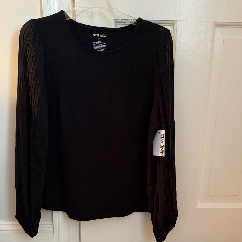 Nine West Elegant Black Blouse